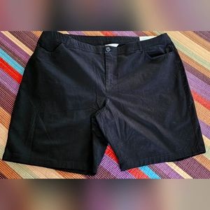 CJ BANKS Moderately Curvy Black Women's Shorts 22W NWT